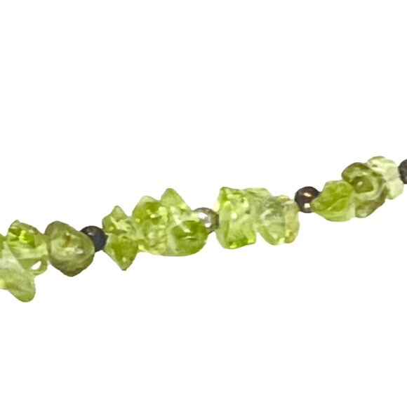 Peridot & Amethyst Necklace With Gemstone Pendant - Picture 10 of 10